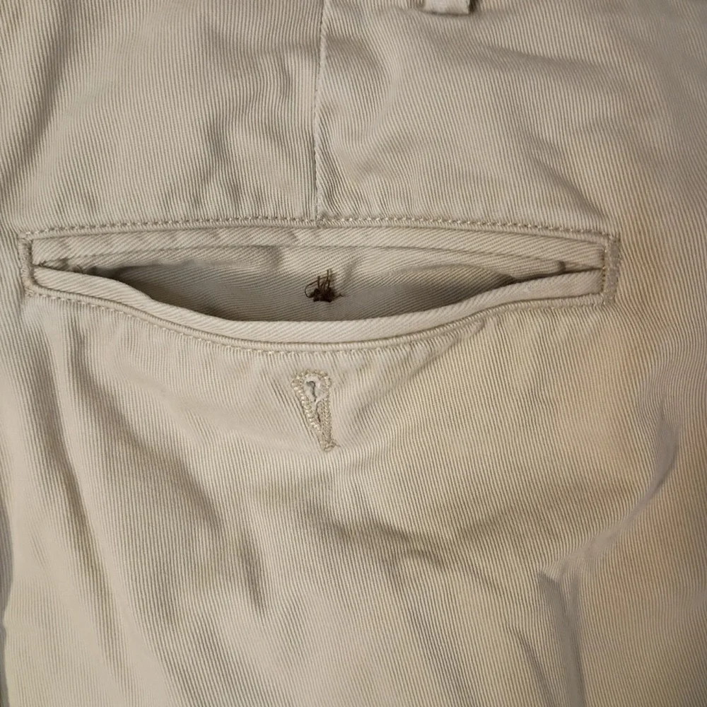 Polo Ralph Lauren Classic Chino Pants 36/32 (31) Khaki Cotton‎ Casual Trousers